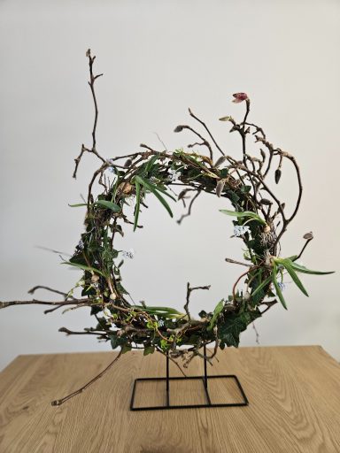 Magnoliakrans op voet